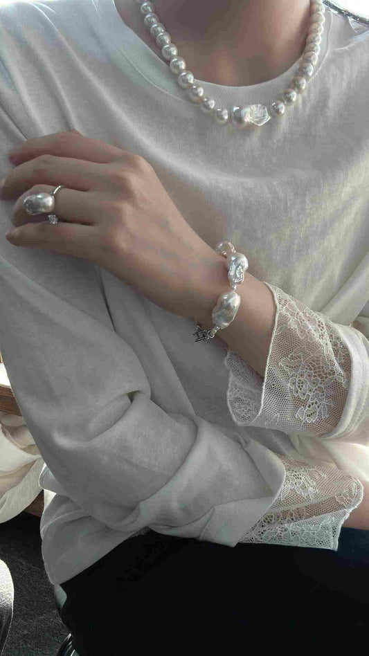 Edison Baroque Pearl Necklace