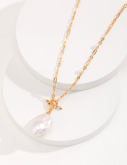 Baroque pearl necklace - anne-sandy - -