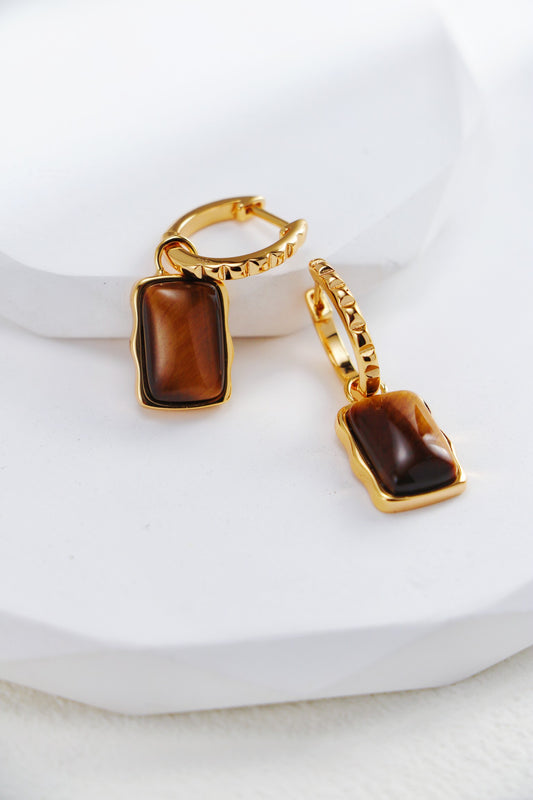 Tiger Eye Earrings