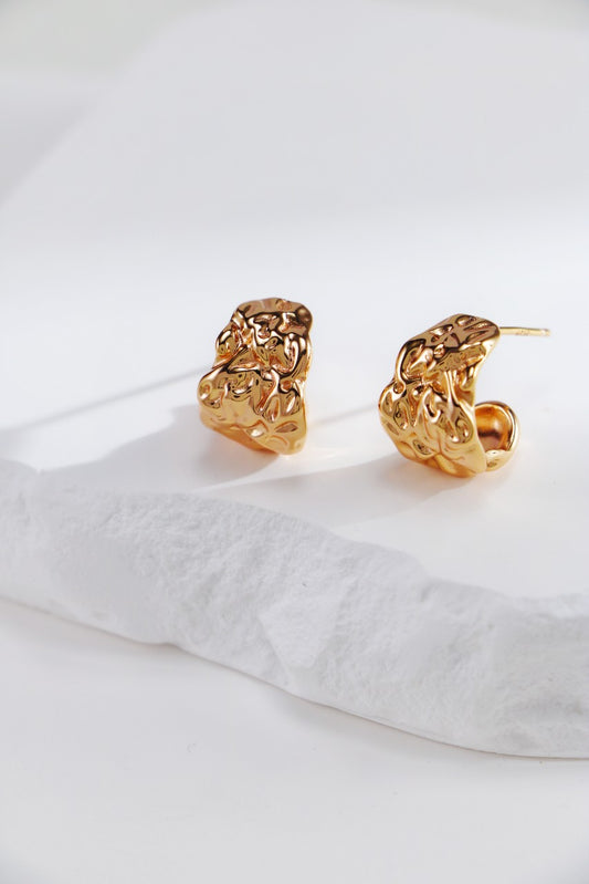 Lava Texture Fashion Earrings