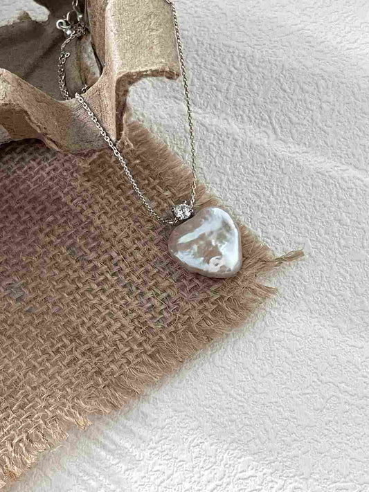 Heart Baroque Necklace