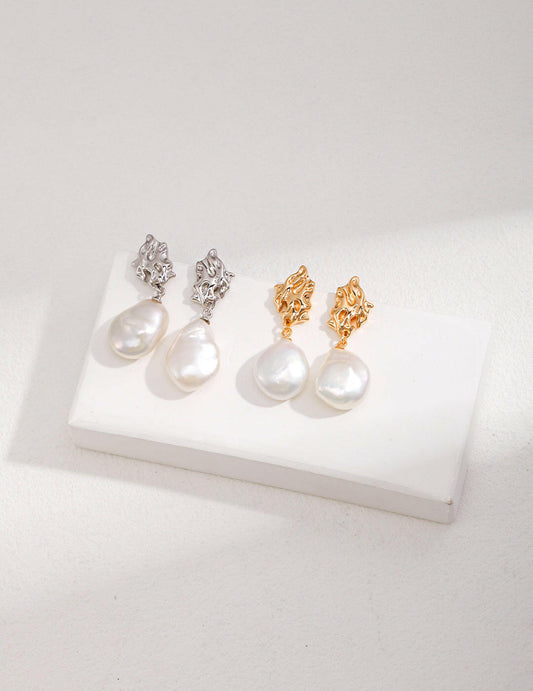 Baroque Pearl Earrings - anne-sandy -  - 