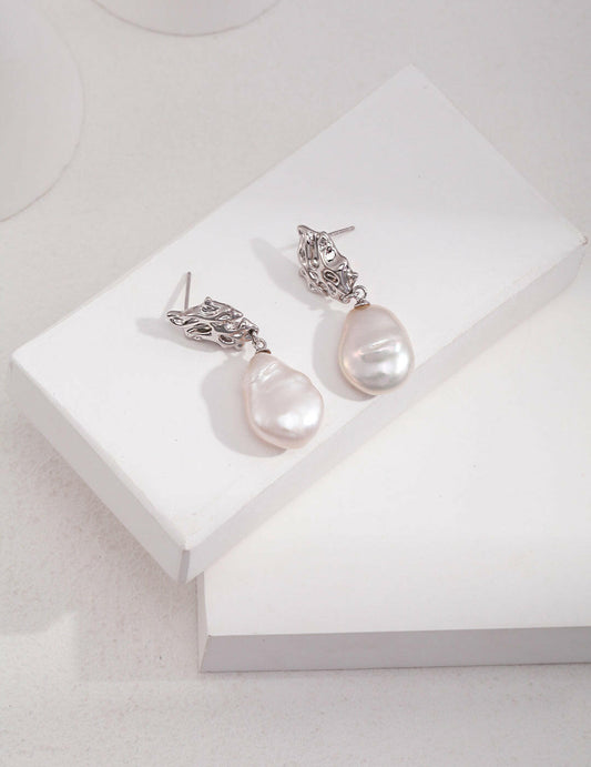 Baroque Pearl Earrings - anne-sandy -  - 